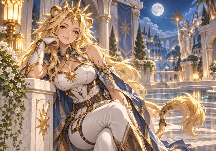 Sun Lion card artwork